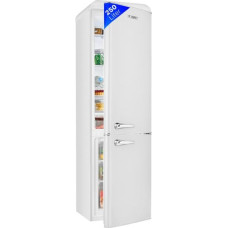 Bomann KGR 7328.1 white Retro Fridge-Freezer    188cm