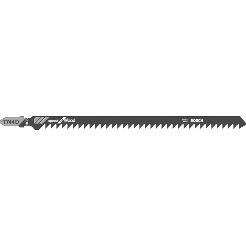 Bosch Jigsaw Blade T  744 D Wood, 3 pcs.