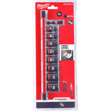 Milwaukee ZESTAW NASADEK UDAROWYCH 3/8