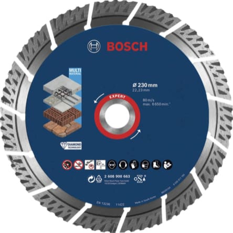Bosch 2608900663 diskinio pjūklo ašmenys 23 cm 1 vnt