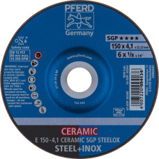 Pferd Šlifavimo diskas SGP Ceramic STEELOX 150x4,1mm, Pferd