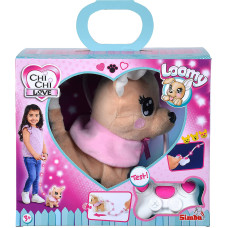 Simba ChiChi LOVE Loomy, cuddly toy (beige/pink, 20 cm)