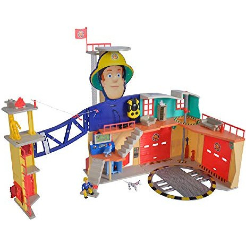 Simba-Dickie Dickie Fireman Sam Mega Fire Station XXL Play Building