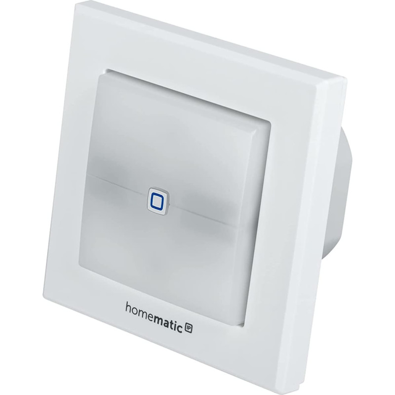 Homematic Ip switching actuator for brand switches (HmIP-BSL), button (white, with signal light)