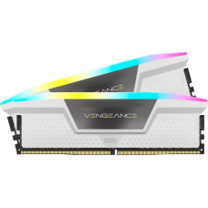 Corsair DDR5 - 32GB - 5600 - CL - 40 (2x 16 GB) dual kit, RAM (white, CMH32GX5M2B5600C40W, Vengeance RGB, INTEL XMP)