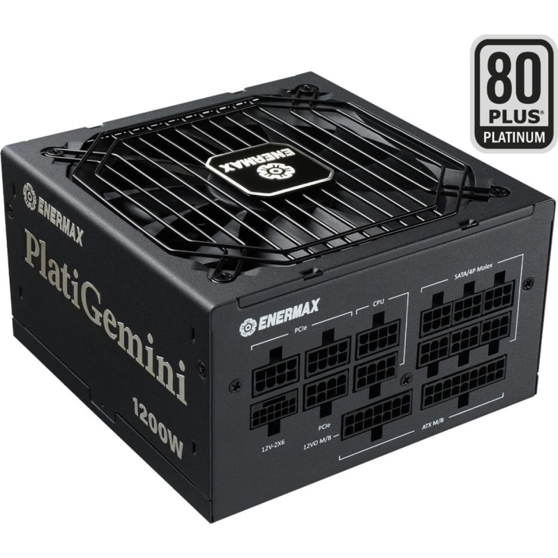 Enermax PlatiGemini 1200W, PC power supply (black, 1200 watts)