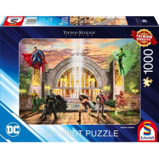Schmidt Spiele Thomas Kinkade Studios: DC Justices League - Hall Of Justice, Puzzle (1000 pieces)