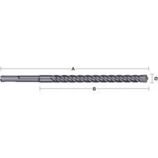 Milwaukee WIERTŁO SDS PLUS  5 x 165mm  MX4 4-OSTRZOWE