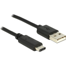 Delock Delock USB 2.0 - Type A - Type C - 1m - black