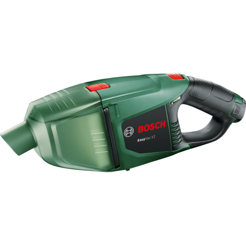Bosch EasyVac 12 Dulkių siurblys-šluota „du viename“ Sausa Bemaišis Juoda, Žalia 2,5 Ah