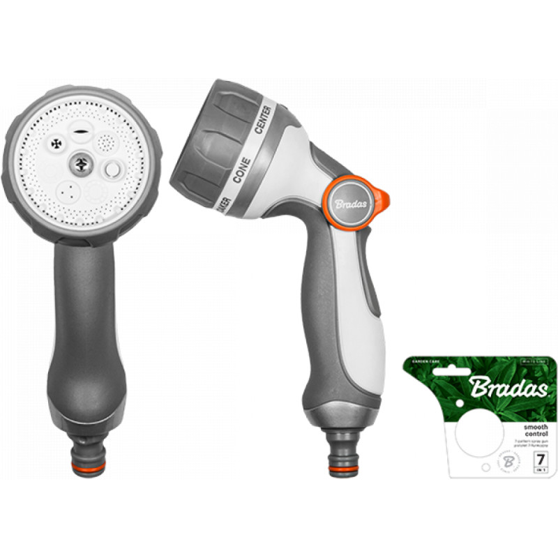 Bradas PISTOLET DO WODY 7-FUNKCYJNY SMOOTH CONTROL /WHITE LINE