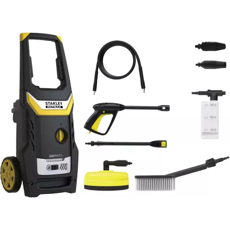 Stanley -MYJKA CIŚNIENIOWA 1700W 130bar. ZESTAW PATIO CLEANER