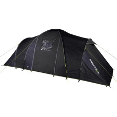 High Peak dome tent Como 6.0 (dark grey/green, with 2 bedrooms, model 2022)