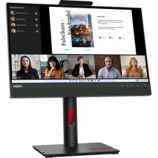 Lenovo ThinkCentre TIO 22 Gen5 - 21.5 - black, FullHD, IPS, webcam, microphone