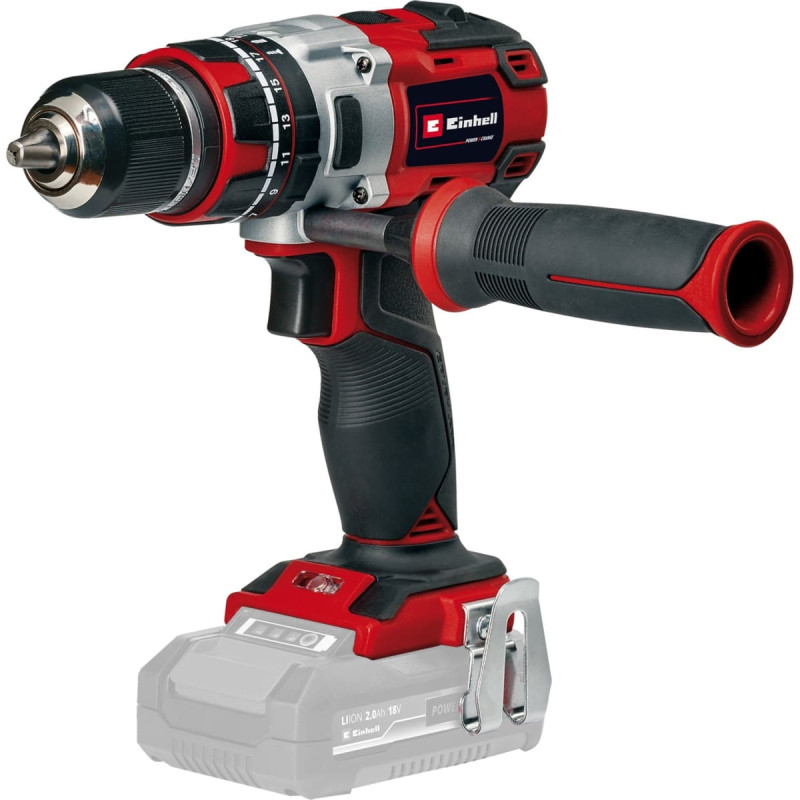 Einhell Professional Cordless Impact Drill TP-CD 18/80 Li-i BL - Solo, 18 Volt (red/black, without battery and charger)