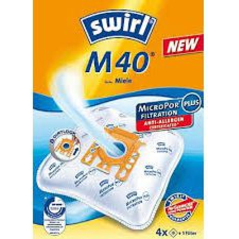 Swirl Vacuum cleaner bag Swirl M 40 (M 54) 1F+4B (179374)