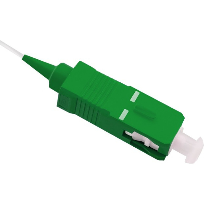 Qoltec Pigtail SC/APC, SM, 9/125, G652D, 2m, Biały (54111)