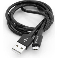Verbatim 48863 USB kabelis 1 m USB A Micro-USB A Juoda