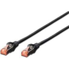 Digitus Patchcord cut, S/FTP, Cat6, 1m, black (DK-1644-010/BL-OD)