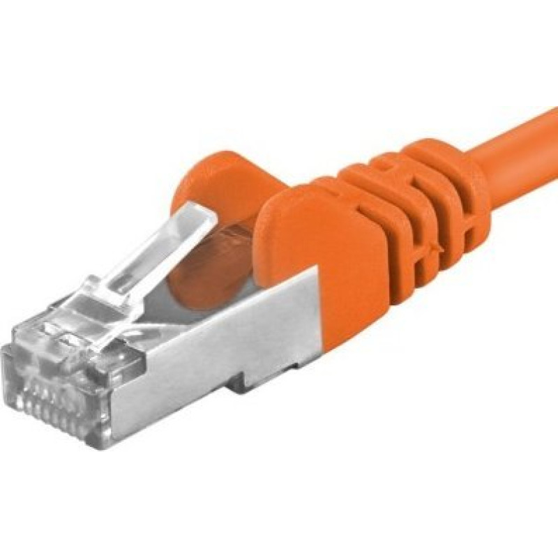 Premiumcord PREMIUMCORD Patch CAT6a S-FTP cable, RJ45-RJ45, AWG 26/7 1.5m orange