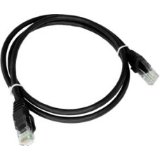 Alantec Patch-cord U/UTP cat.5e PVC 0.25m black ALANTEC