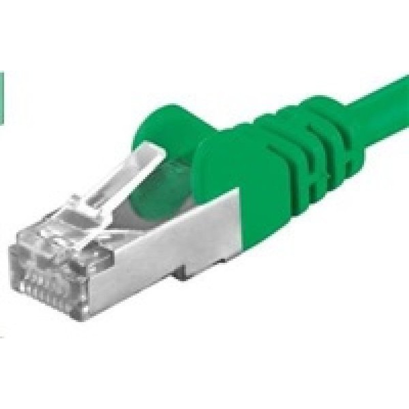 Premiumcord PREMIUMCORD Patch kabel CAT6a S-FTP, RJ45-RJ45, AWG 26/7 1m zelená