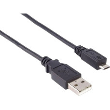 Premiumcord Kabel USB PremiumCord USB-A - micro-B 0.5 m Czarny (ku2m02f)