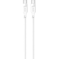 Usams USB cable Usams USB-C - USB-C 1.2 m White (miss)