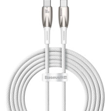 Baseus Kabel USB Baseus USB-C - USB-C 2 m Biały (CADH000802)