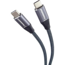 Premiumcord Kabel USB PremiumCord USB-C - USB-C 1.5 m Czarny (ku31ct15)