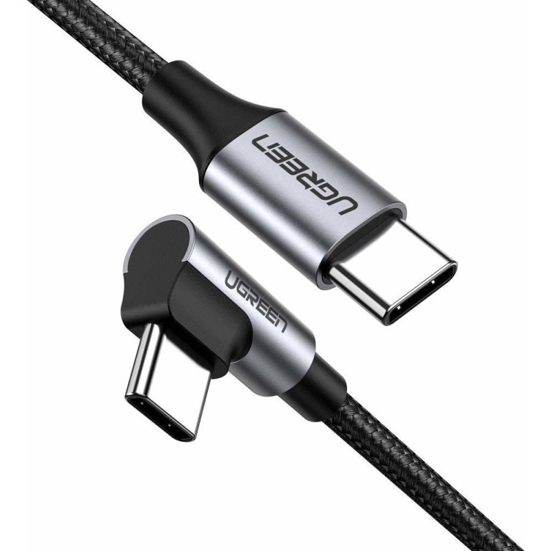 Ugreen USB cable Ugreen USB-C - USB-C 0.5 m Black (50122B)