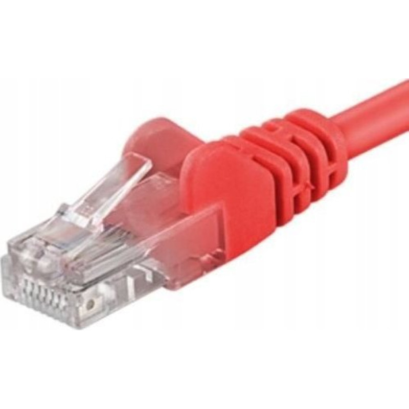 Premiumcord PremiumCord Patch kabel UTP RJ45-RJ45 CAT6 0.25m červená