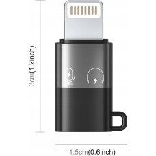 Puluz Adapter USB Puluz Adapter Przejściówka Redukcja Z Apple Lightning Iphone Na Usb-c Usb Type-c / Pu649b