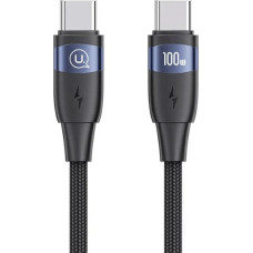 Usams Kabel USB Usams USB-C - USB-C 1.2 m Czarny