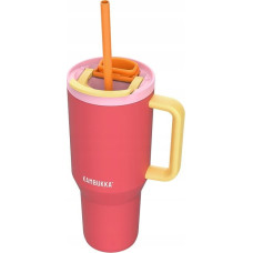 Kambukka Kubek termiczny z teleskopową słomką Kambukka Rio Tumbler 950ml Pink Papaya