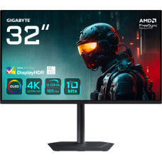 Gigabyte MO32U kompiuterio monitorius 80 cm (31.5") 3840 x 2160 pikseliai 4K Ultra HD OLED Juoda