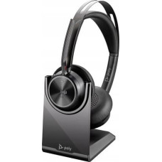Plantronics HP Poly Voyager Focus 2 MS Stereo w. Stand USB-C/A