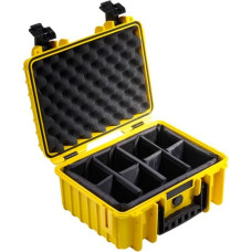 B&W International B&W Outdoor Case Type 3000 yellow with compartments