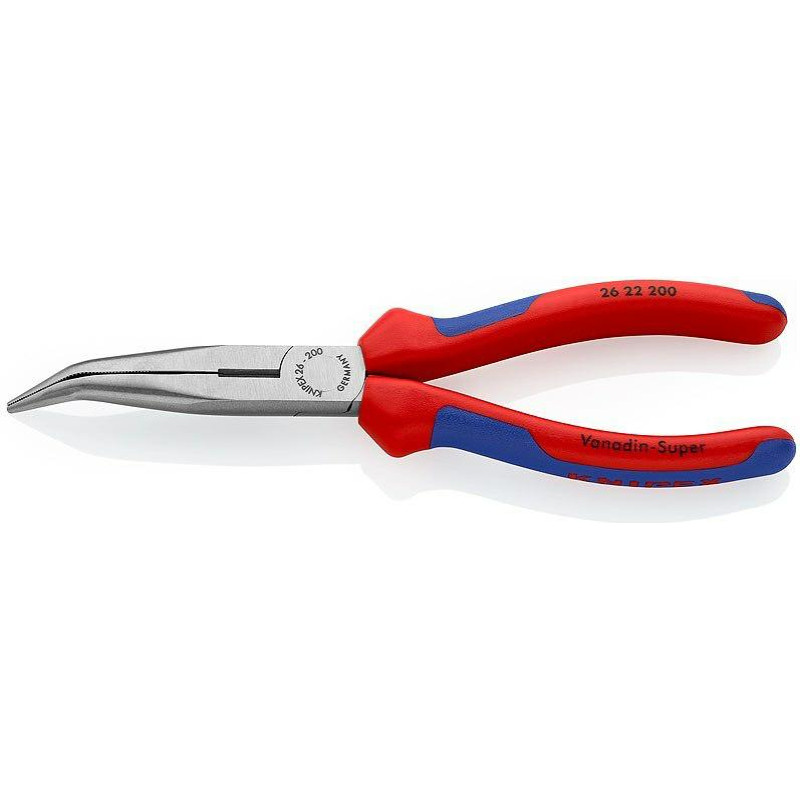 Knipex Smailianosės lenktos replės 200mm, Knipex