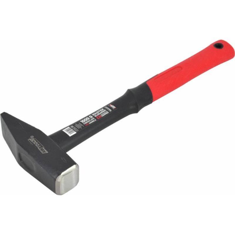 Awtools AW LOCKSMITH HAMMER/ FIBREGLASS HANDLE 0,5 kg BLACK LINE