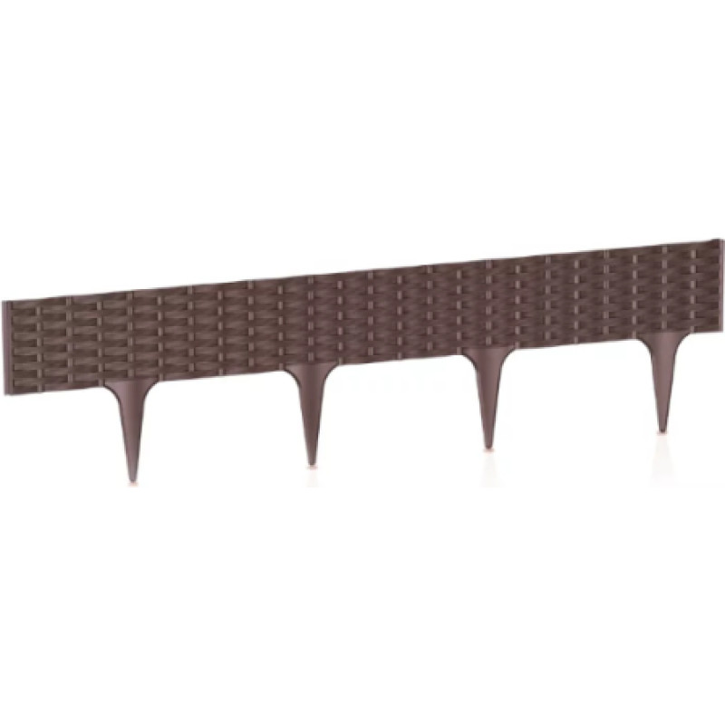 Prosperplast OBRZEŻE OGRODOWE 3,9m RATAN GARDEN BORDER BRĄZ