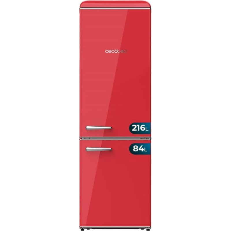 Cecotec Frigorfico Bolero Cool- Market Combi Origin 300 Red E