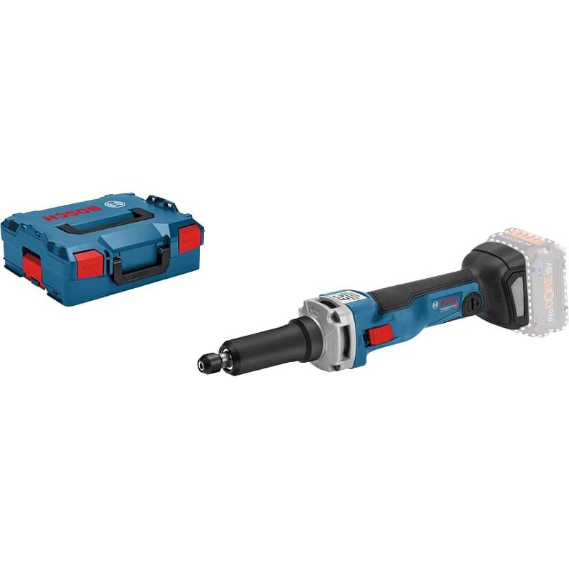 Bosch GGS 18V-23 LC Professional Tiesus šlifuoklis 23000 RPM Juoda, Mėlyna, Raudona, Sidabras 1000 W