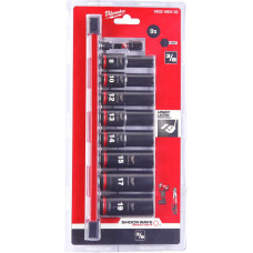 Milwaukee ZESTAW NASADEK UDAROWYCH DŁUGICH 3/8