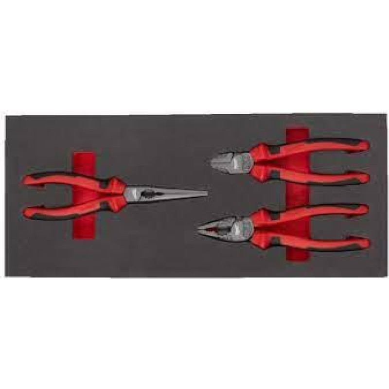 Milwaukee WKŁADKA PIANKOWA ZE SZCZYPCAMI 160/180/205MM - DO WÓZKÓW NARZĘDZIOWYCH