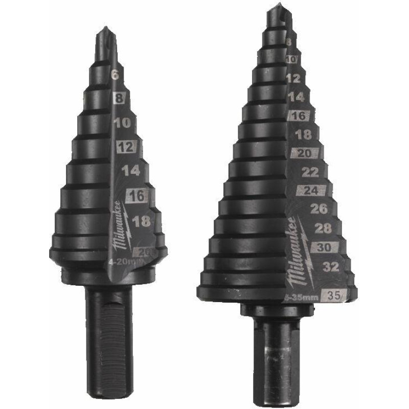 Milwaukee WIERTŁO STOPNIOWE KOBALTOWE ZESTAW 2szt.