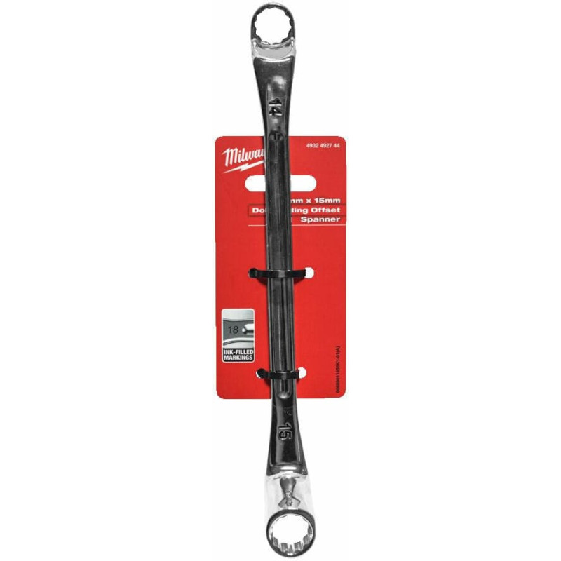 Milwaukee MILWAUKEE KLUCZ PODWÓJNIE ODGIĘTY 75° - 14x15mm