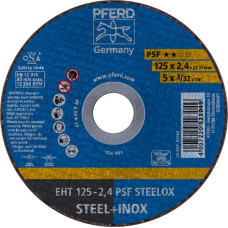 Pferd Pjovimo diskas PSF Steelox 125x2,4mm, Pferd