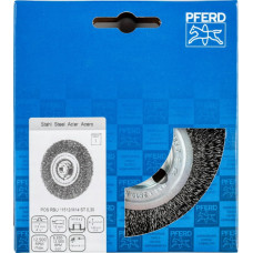 Pferd Diskinis vielinis šepetys RBU Steel 115x12/M14mm 0,3mm, Pferd