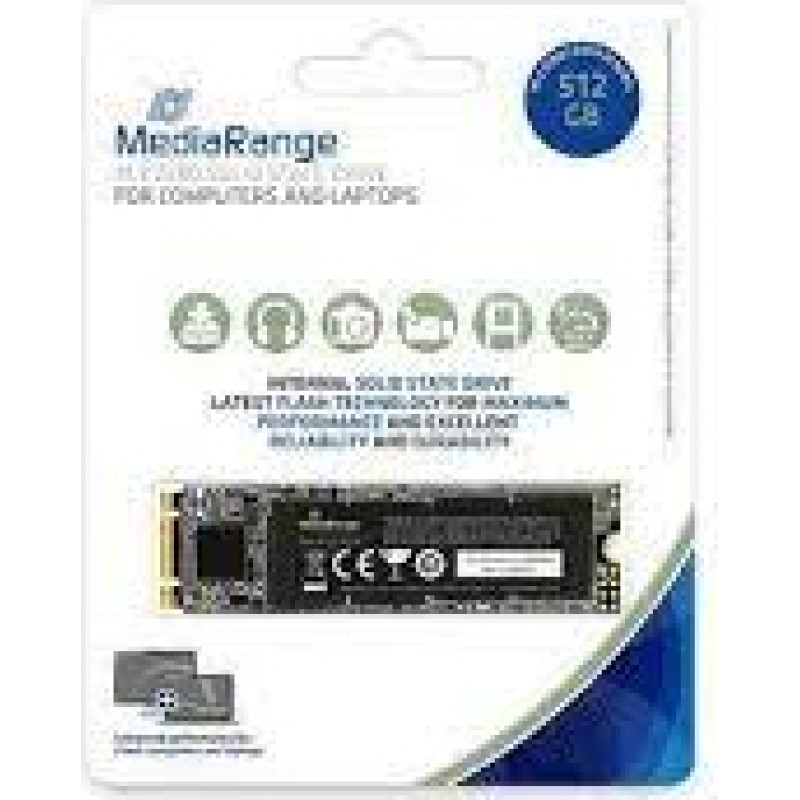 Mediarange MR1023 512 GB, SSD (SATA 6 Gb / s, M.2 2280)